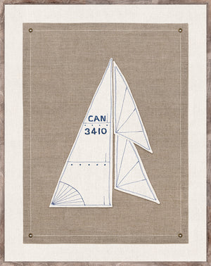 Set Sail II — still life fine art print shown from another angle