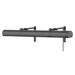 Vernon Plug-In Sconce in dark bronze shown from a second angle to highlight the arm profile and shade silhouette.