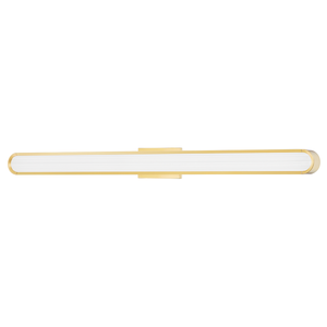 Starkey Bath And Vanity 2.75" x 2" in aged brass — a Hudson Valley bath and vanity for bathrooms and powder rooms at Laurie Yapp Home.