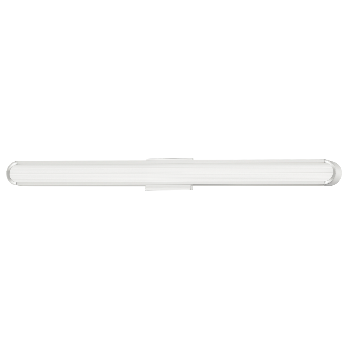 Starkey Bath And Vanity 2.75" x 2" in polished nickel shown from a second angle to highlight the arm spread and shade silhouette.