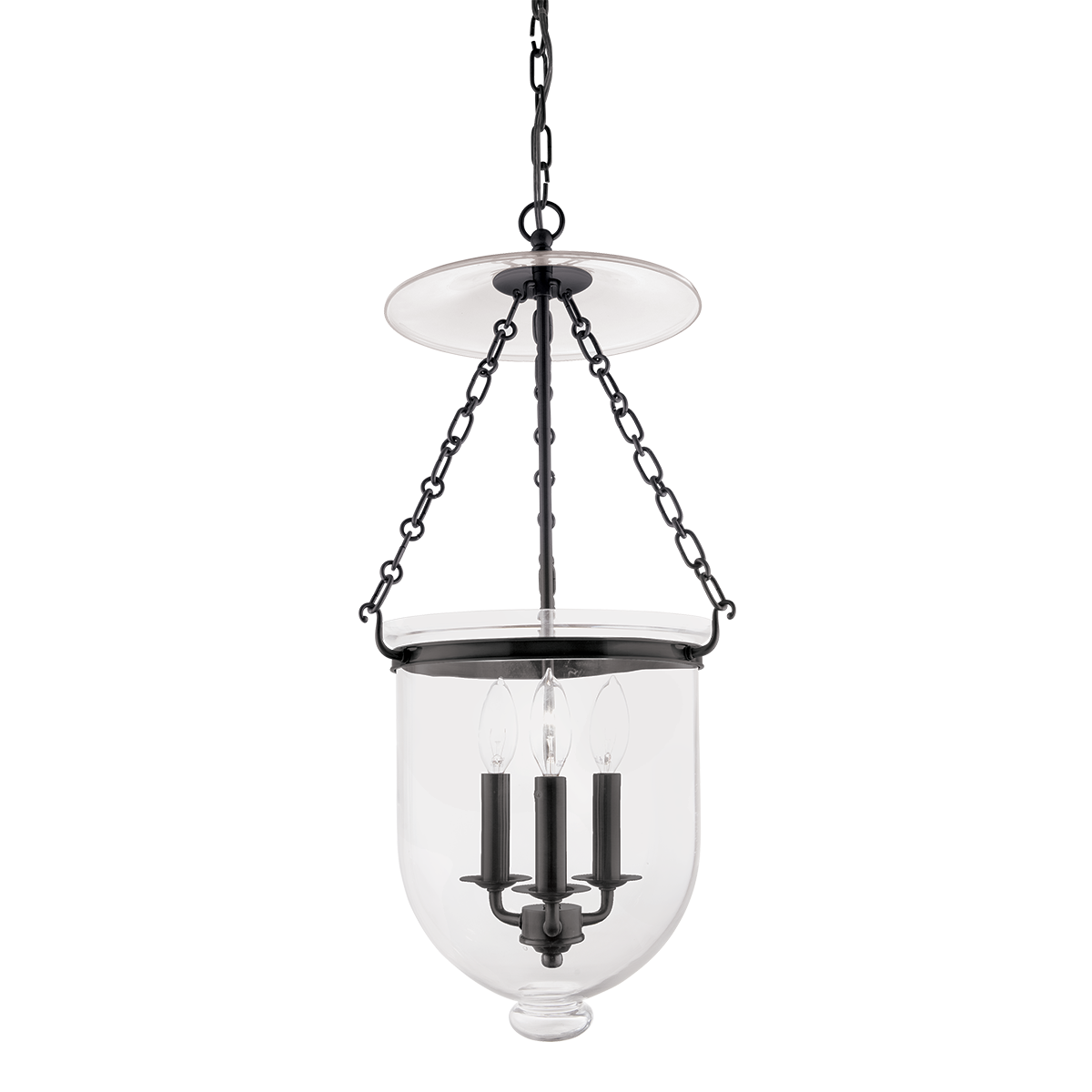 Hampton Pendant 12" x 25" in aged brass — a Hudson Valley pendant for kitchens, entries, and dining rooms at Laurie Yapp Home.