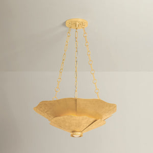 Spring Valley Pendant shown from a second angle to highlight the shade shape and metal detail.