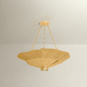Spring Valley Chandelier shown from a second angle to highlight the frame, arms, and shade detail.