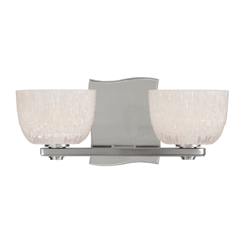 Cove Neck Bath And Vanity in satin nickel — a Hudson Valley bath and vanity for bathrooms and powder rooms at Laurie Yapp Home.
