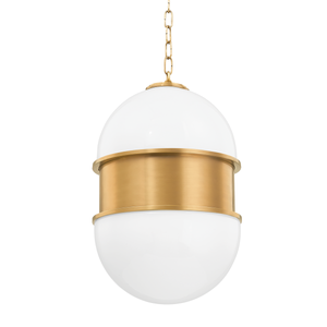 Broomley Pendant 14" — a Corbett pendant for kitchens, entries, and dining rooms at Laurie Yapp Home.
