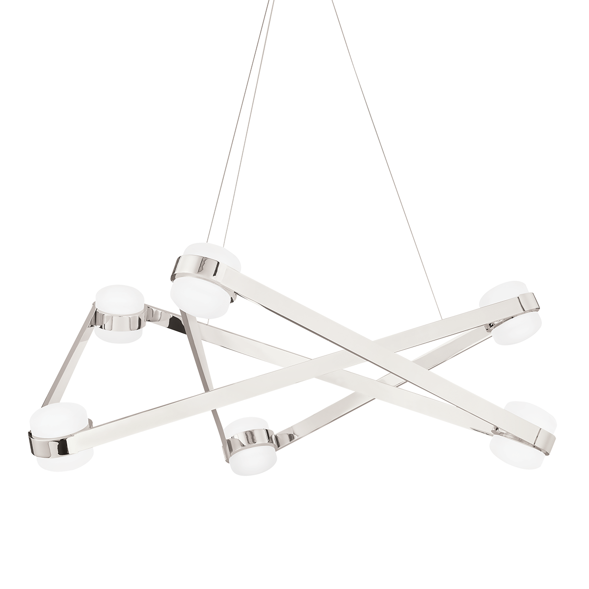 Orbit Chandelier 38" in aged brass — a Hudson Valley chandelier for dining rooms, entries, and living rooms at Laurie Yapp Home.
