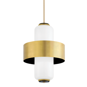Melrose Pendant 22" — a Corbett pendant for kitchens, entries, and dining rooms at Laurie Yapp Home.