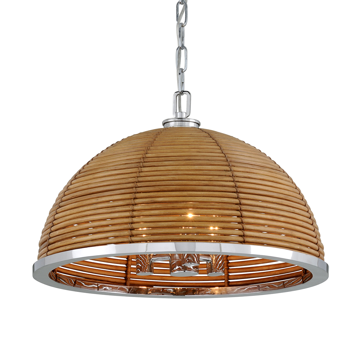 Carayes Chandelier 20.5" — a Corbett chandelier for dining rooms, entries, and living rooms at Laurie Yapp Home.