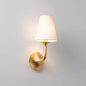 Close-up of the Winnipeg Wall Sconce showing the arm curve and shade silhouette.