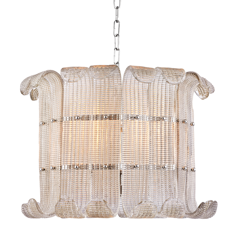 Brasher Chandelier in aged brass — a Hudson Valley chandelier for dining rooms, entries, and living rooms at Laurie Yapp Home.