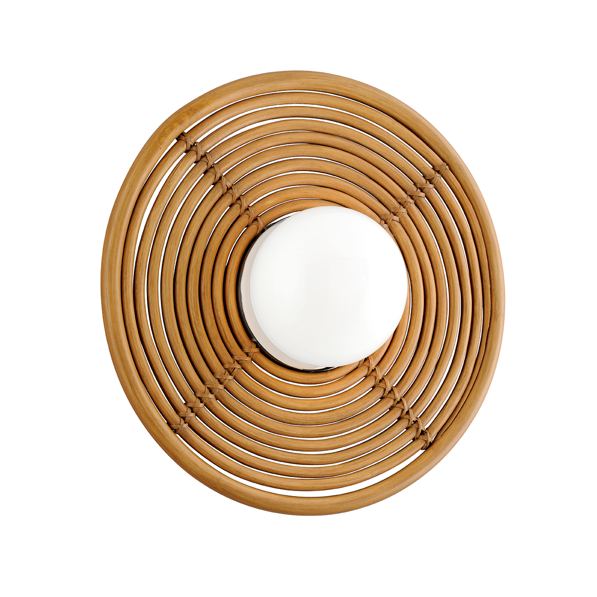 Hula Hoop Wall Sconce — a Corbett wall sconce for bathrooms, hallways, and living rooms at Laurie Yapp Home.