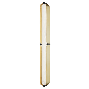 Tribeca Bath And Vanity 3.25" x 30.5" in aged brass — a Hudson Valley bath and vanity for bathrooms and powder rooms at Laurie Yapp Home.