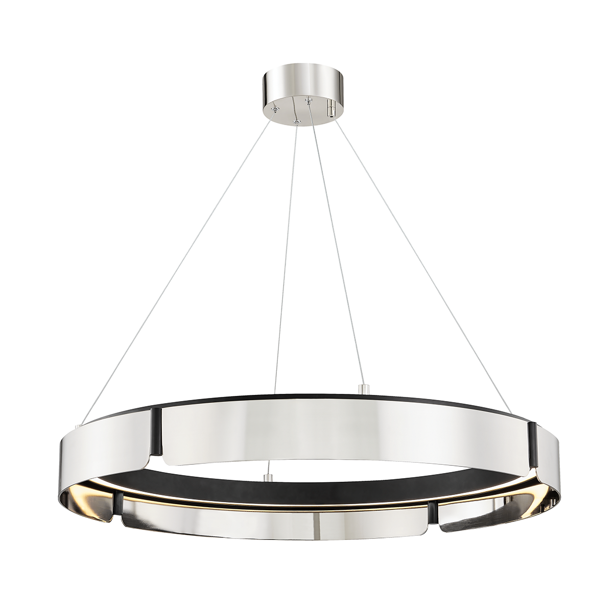 Tribeca Chandelier 32.75" in aged brass — a Hudson Valley chandelier for dining rooms, entries, and living rooms at Laurie Yapp Home.
