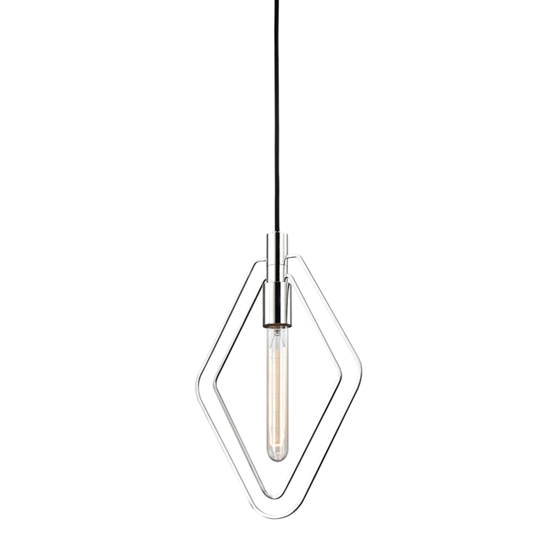 Masonville Pendant 9.75" in aged brass — a Hudson Valley pendant for kitchens, entries, and dining rooms at Laurie Yapp Home.