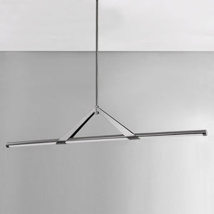 Close-up of the Jonas Linear showing the extended frame and shade array.