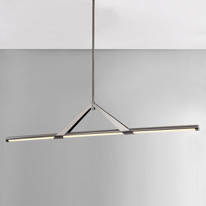 Close-up of the Jonas Linear showing the extended frame and shade array.