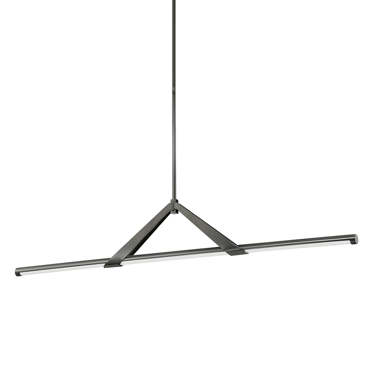 Jonas Linear in aged brass — a Hudson Valley linear for dining rooms, kitchen islands, and long consoles at Laurie Yapp Home.