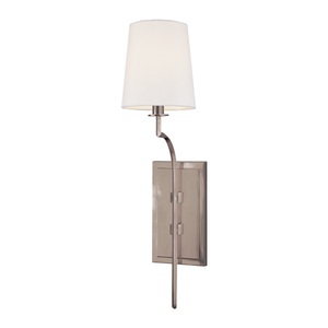 Glenford Wall Sconce 5.5" shown from a second angle to highlight the arm curve and shade silhouette.