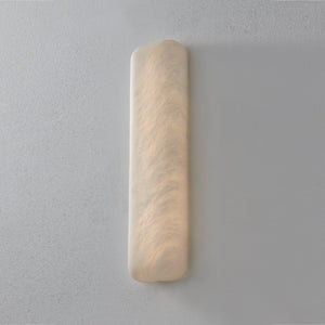 Grand Central Wall Sconce 5" x 20.75" in polished nickel shown from the front to reveal the arm curve and shade silhouette.