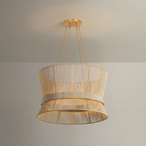 Ocean Hill Pendant shown from a second angle to highlight the shade shape and metal detail.