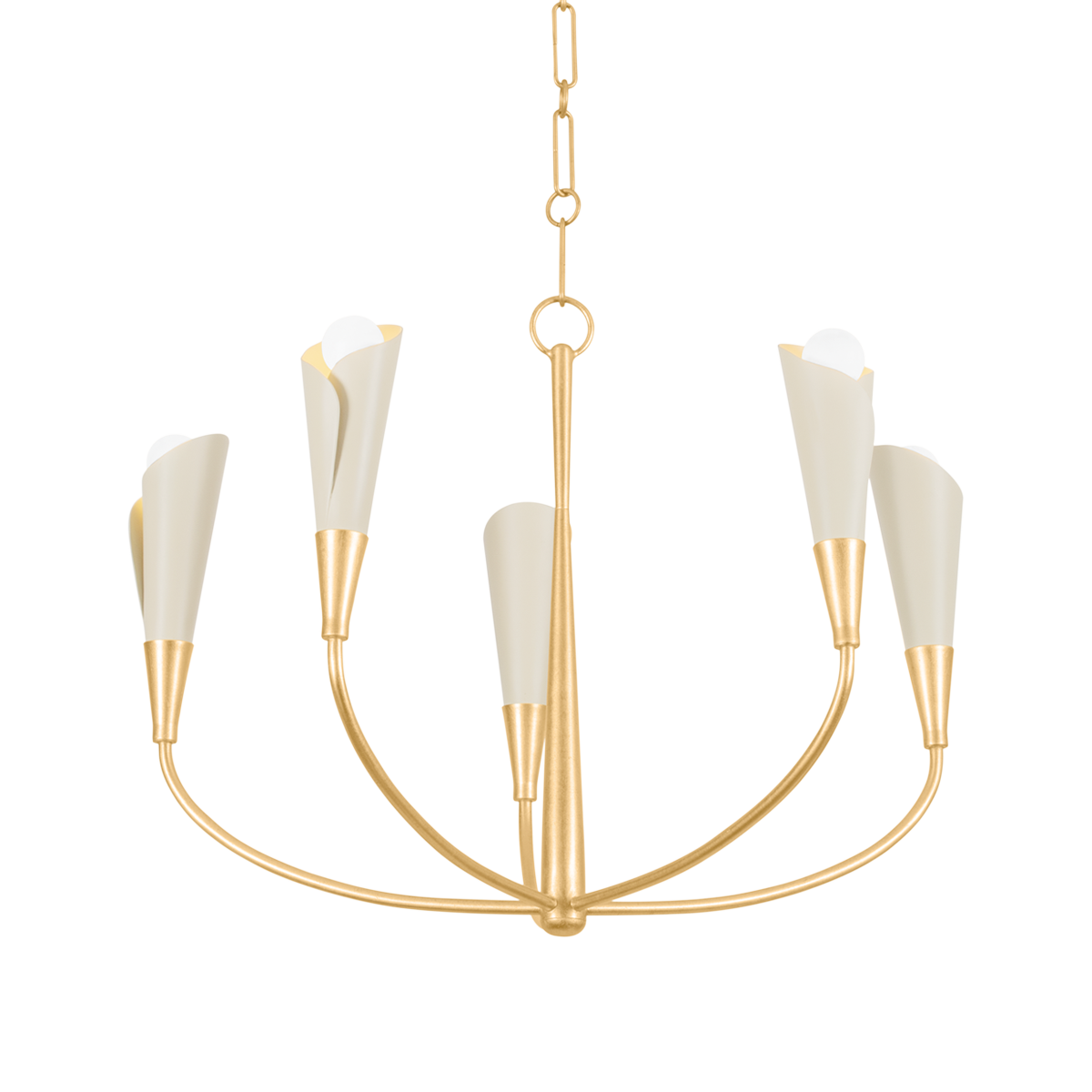 Montrose Chandelier 30" — a Hudson Valley chandelier for dining rooms, entries, and living rooms at Laurie Yapp Home.