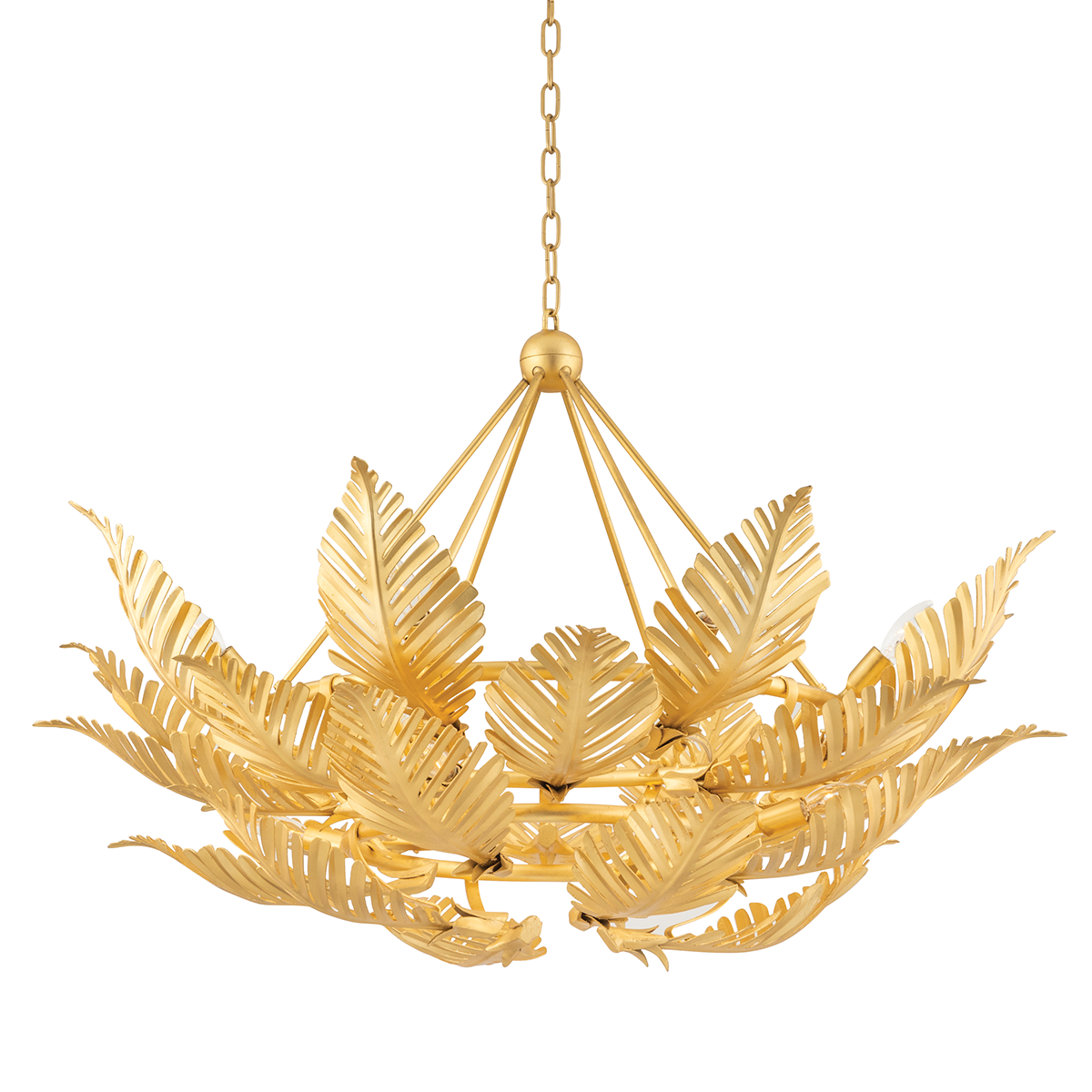 Tropicale Chandelier — a Corbett chandelier for dining rooms, entries, and living rooms at Laurie Yapp Home.