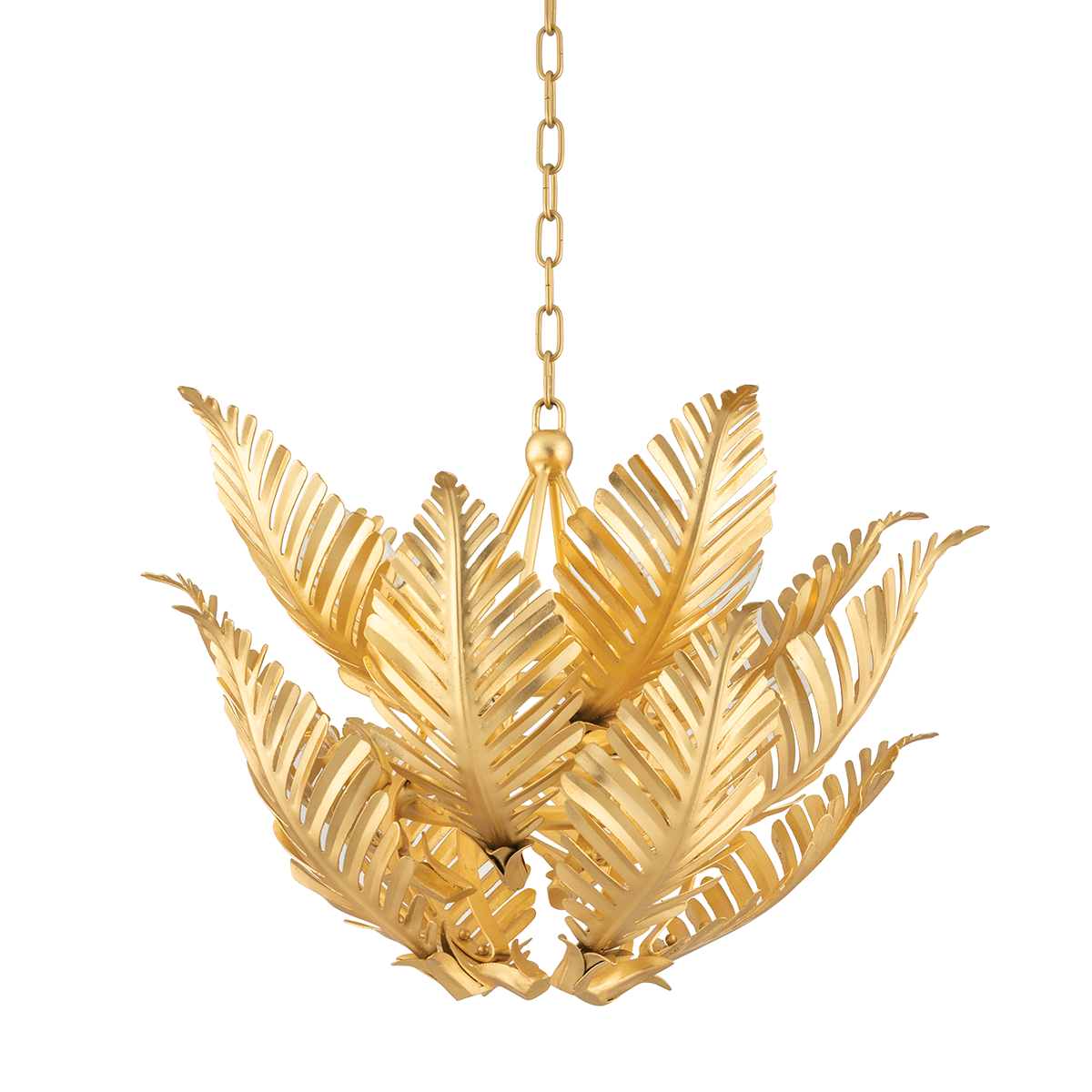 Tropicale Pendant — a Corbett chandelier for dining rooms, entries, and living rooms at Laurie Yapp Home.