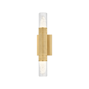 Glen Cove Wall Sconce in aged brass — a Hudson Valley wall sconce for bathrooms, hallways, and living rooms at Laurie Yapp Home.