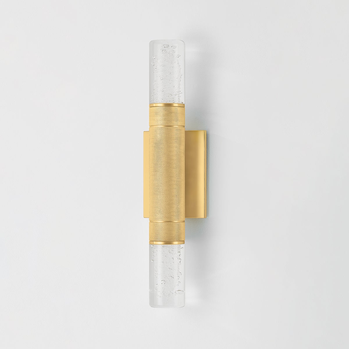Glen Cove Wall Sconce in aged brass — a Hudson Valley wall sconce for bathrooms, hallways, and living rooms at Laurie Yapp Home.