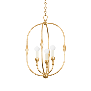 Baltic Pendant 15" shown from a second angle to highlight the frame and glass panel detail.