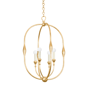 Baltic Pendant 20" shown from a second angle to highlight the frame and glass panel detail.