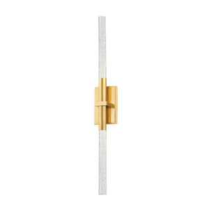 Millerton Wall Sconce in aged brass — a Hudson Valley wall sconce for bathrooms, hallways, and living rooms at Laurie Yapp Home.