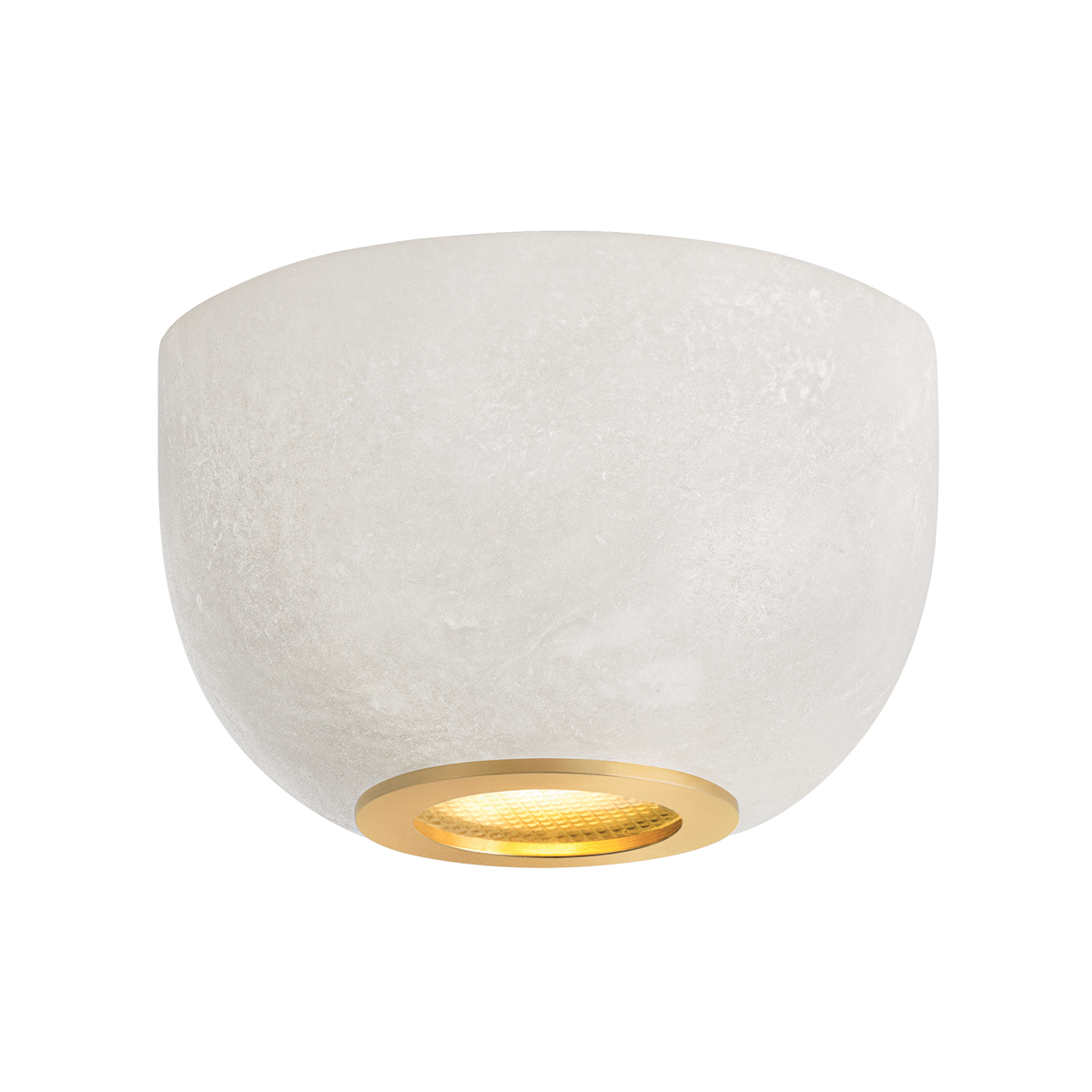 Bains Corner Flush Mount in aged brass — a Hudson Valley flush mount for hallways, bedrooms, and entryways at Laurie Yapp Home.