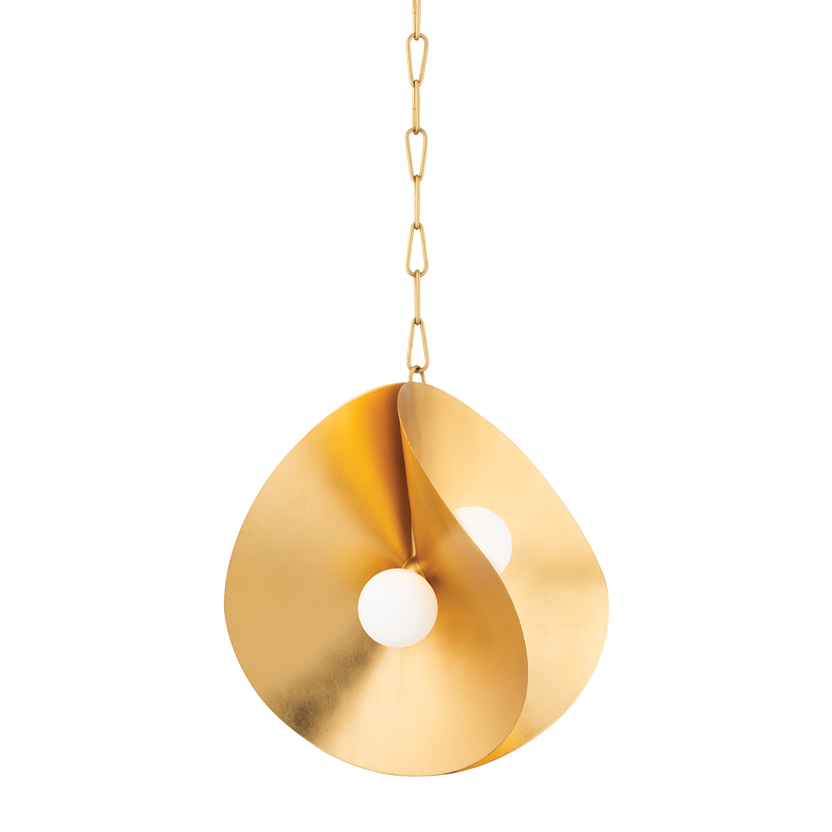Peony Pendant 18" — a Corbett pendant for kitchens, entries, and dining rooms at Laurie Yapp Home.