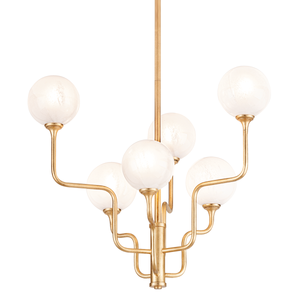 Onyx Chandelier 28" — a Corbett chandelier for dining rooms, entries, and living rooms at Laurie Yapp Home.