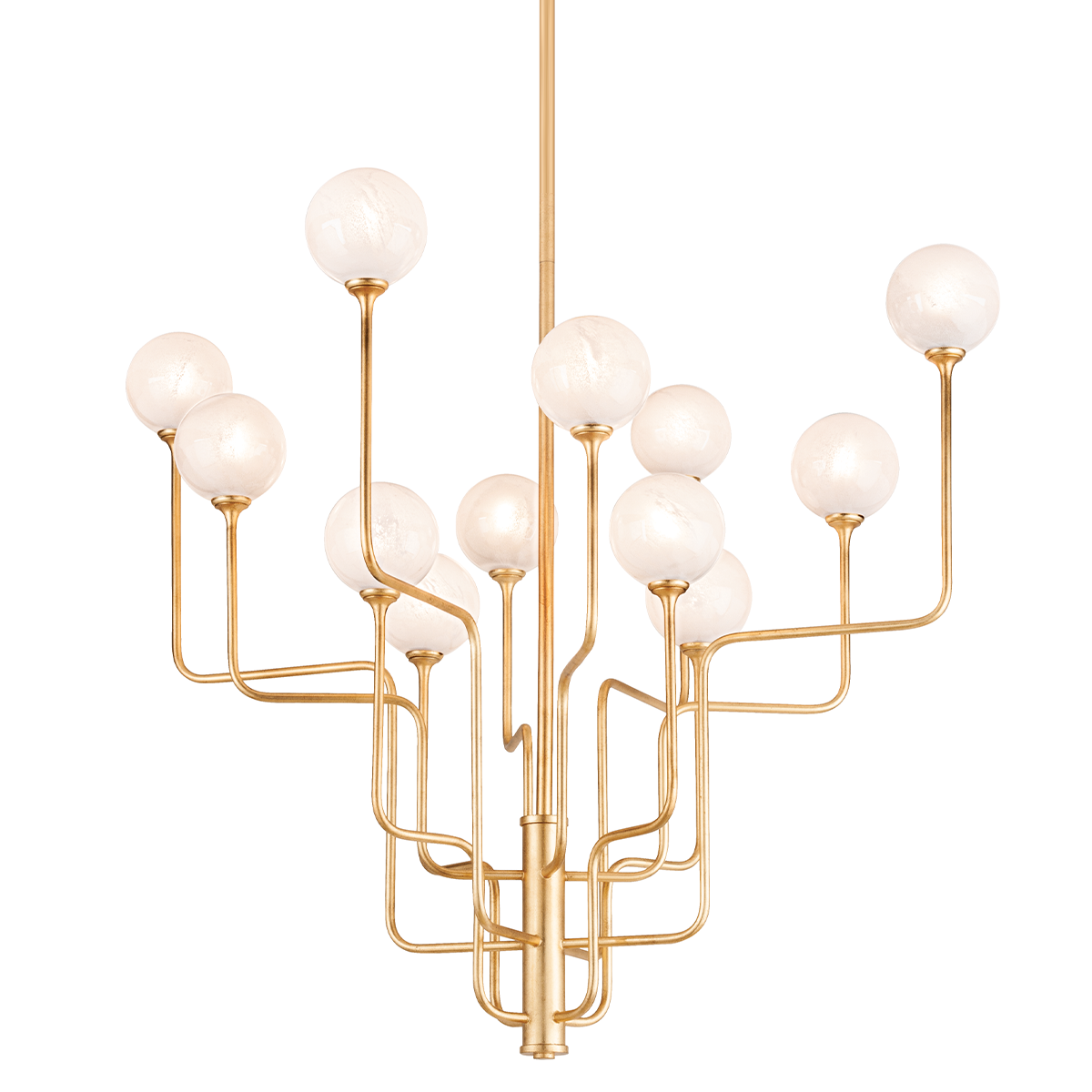 Onyx Chandelier 45" — a Corbett chandelier for dining rooms, entries, and living rooms at Laurie Yapp Home.