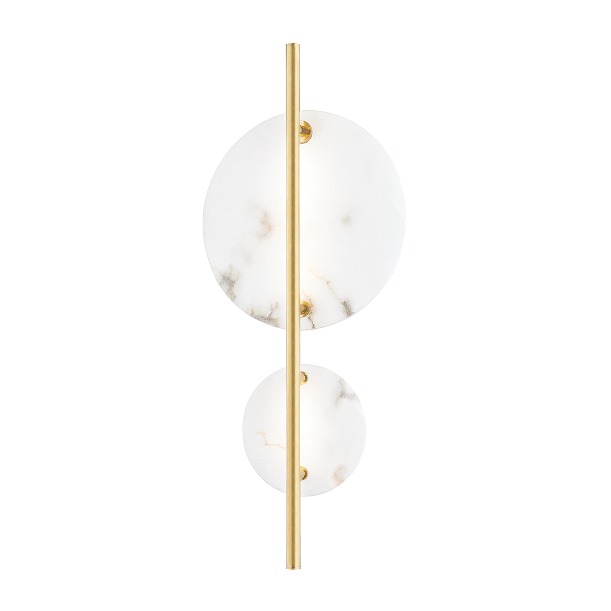 Croft Wall Sconce in aged brass — a Hudson Valley wall sconce for bathrooms, hallways, and living rooms at Laurie Yapp Home.