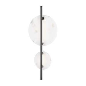 Croft Wall Sconce in bronze shown from a second angle to highlight the arm curve and shade silhouette.