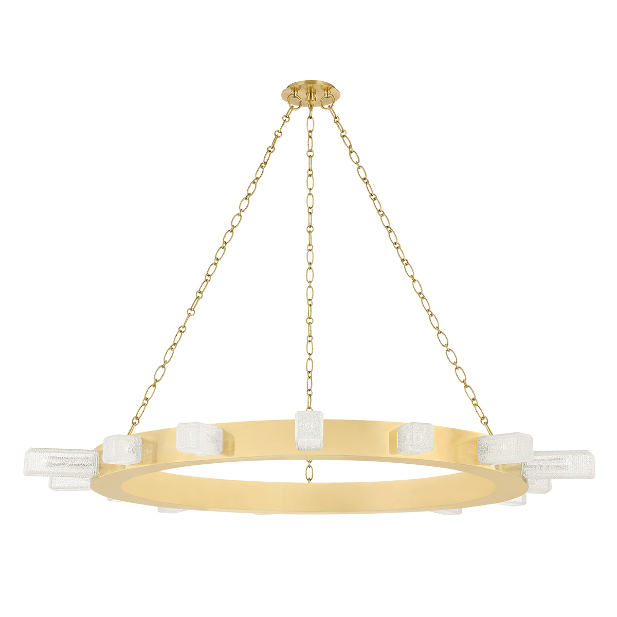 Citrine Chandelier 48.5" — a Corbett chandelier for dining rooms, entries, and living rooms at Laurie Yapp Home.