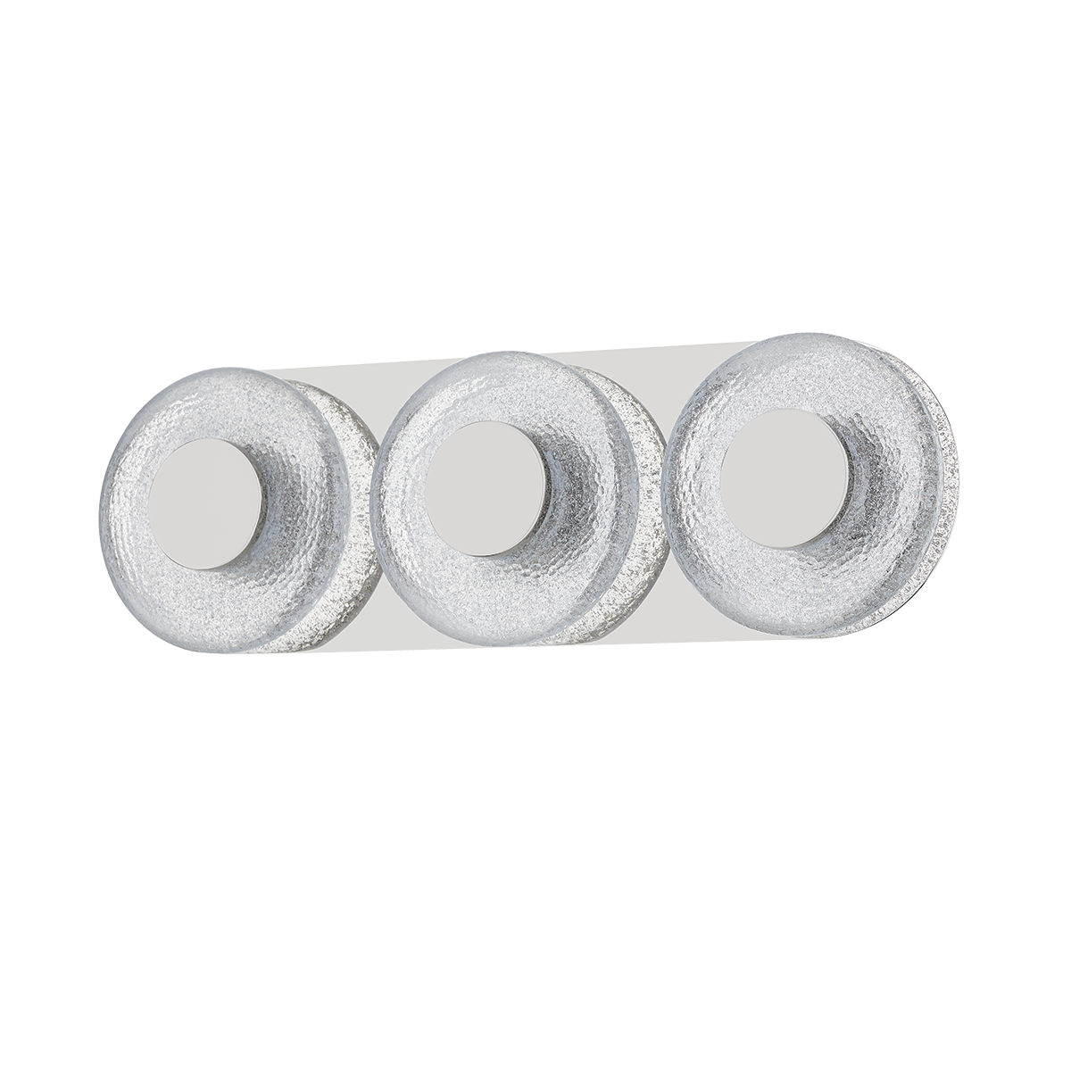 Pearl Wall Sconce 6" x 19.5" shown from the front to reveal the arm curve and shade silhouette.