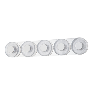 Pearl Wall Sconce 6" x 32.75" shown from a second angle to highlight the arm curve and shade silhouette.
