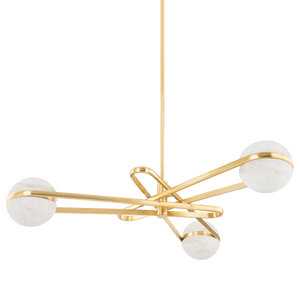 Kyomi Chandelier — a Corbett chandelier for dining rooms, entries, and living rooms at Laurie Yapp Home.