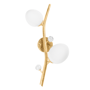 Mirielle Wall Sconce — a Corbett wall sconce for bathrooms, hallways, and living rooms at Laurie Yapp Home.