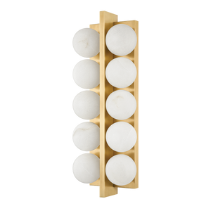 Emille Wall Sconce 6.75" x 18.25" shown from a second angle to highlight the arm curve and shade silhouette.