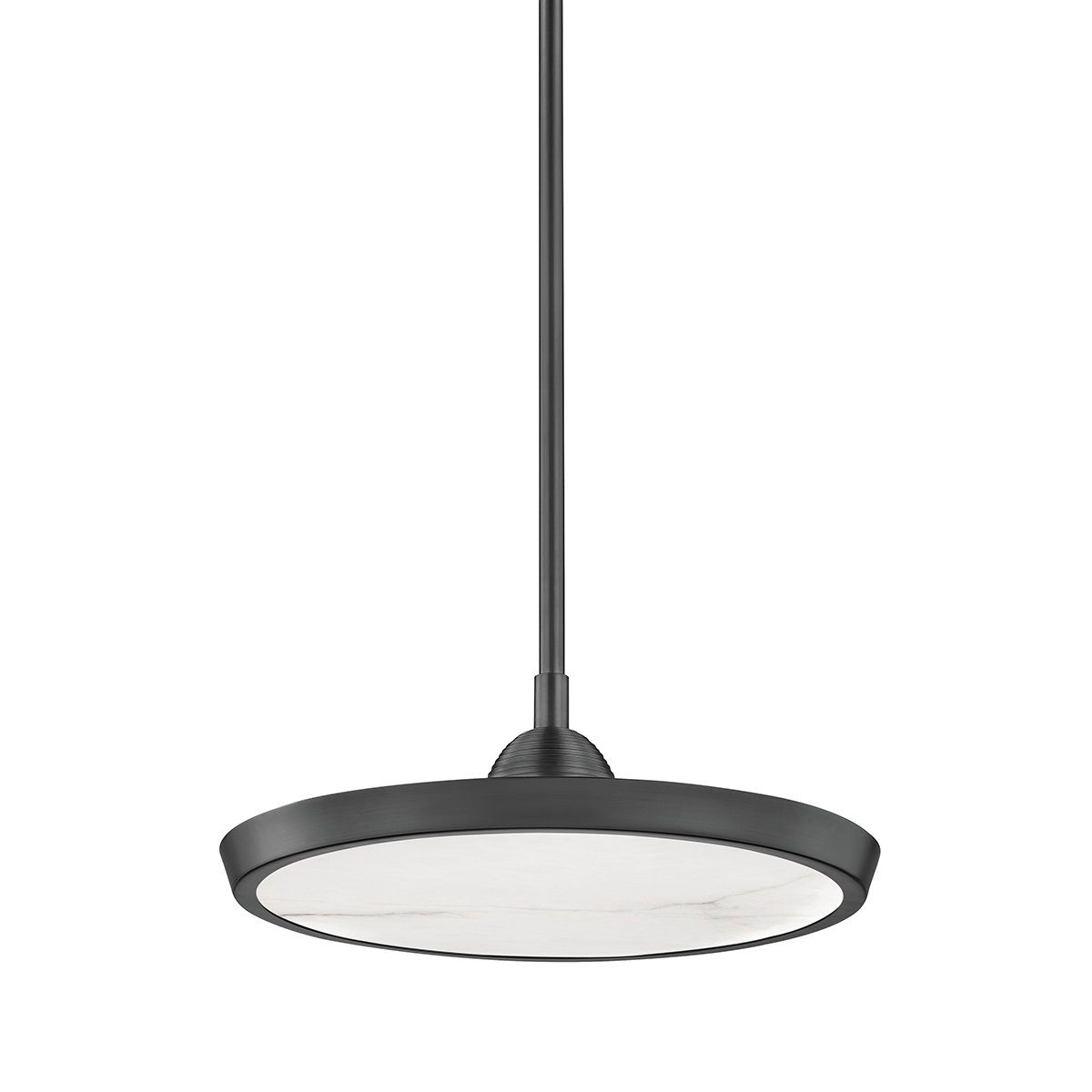 Draper Pendant 15.5" in aged brass — a Hudson Valley pendant for kitchens, entries, and dining rooms at Laurie Yapp Home.