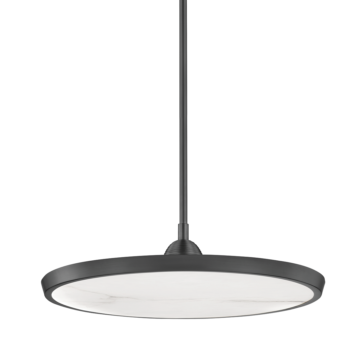 Draper Pendant 20.25" in aged brass — a Hudson Valley pendant for kitchens, entries, and dining rooms at Laurie Yapp Home.