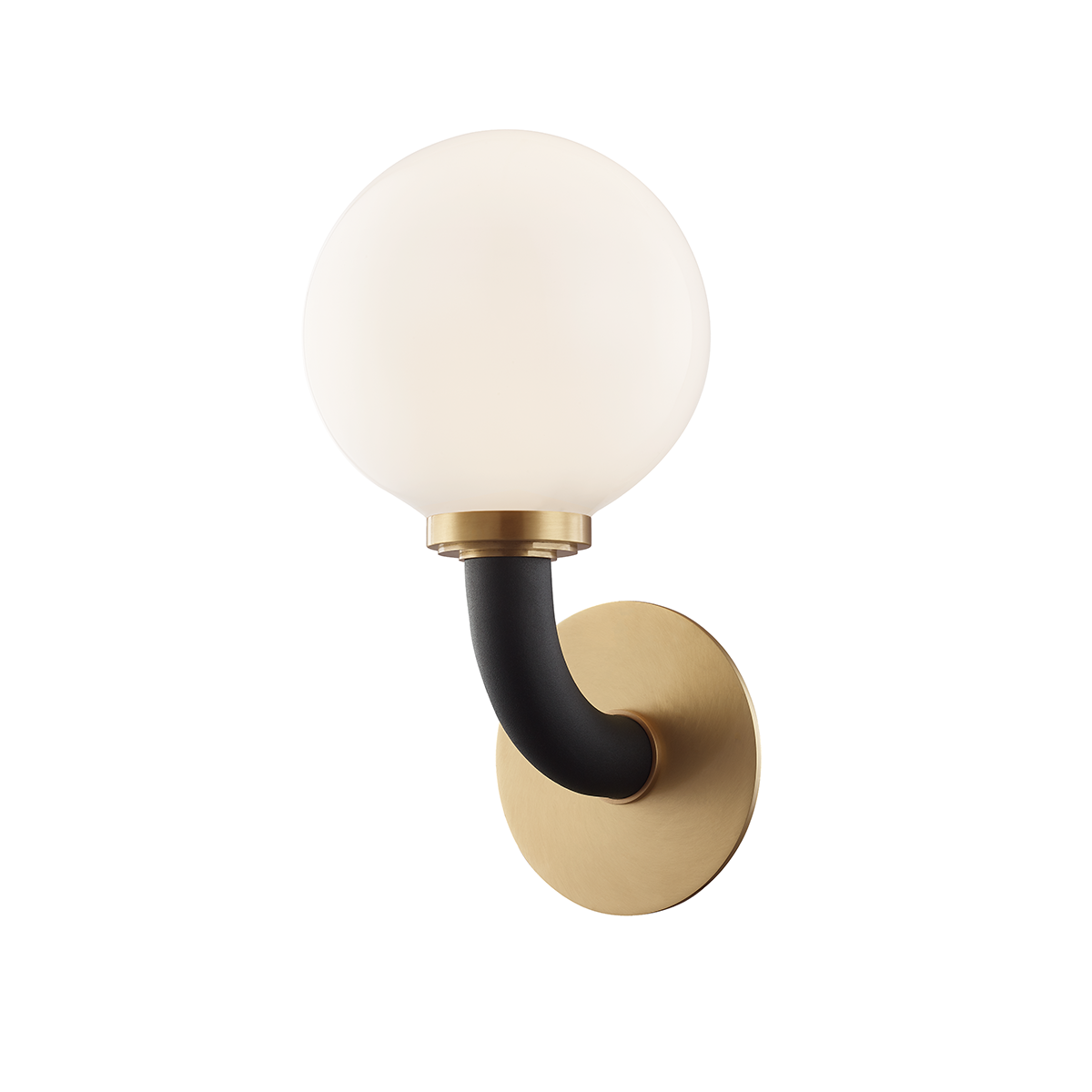 Werner Wall Sconce in aged brass — a Hudson Valley wall sconce for bathrooms, hallways, and living rooms at Laurie Yapp Home.