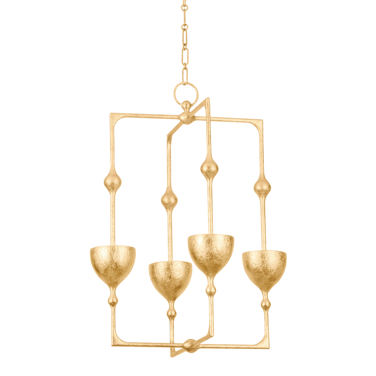 Antalya Lantern 22" shown from a second angle to highlight the frame and glass panel detail.
