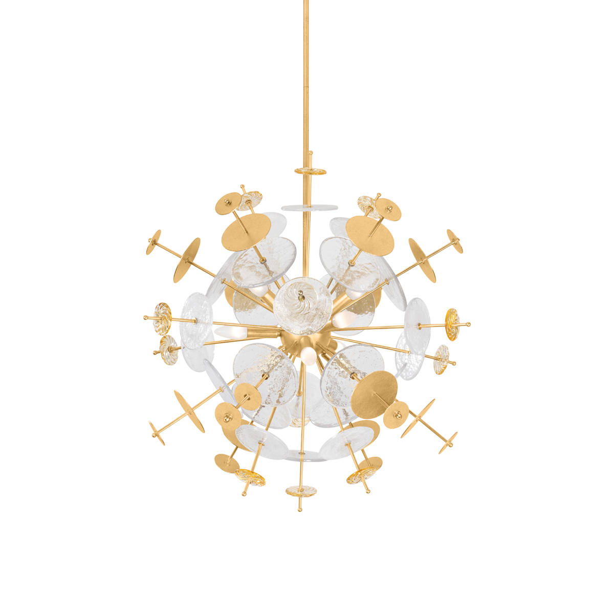 Gleason Chandelier 28.5" — a Corbett chandelier for dining rooms, entries, and living rooms at Laurie Yapp Home.