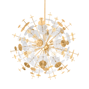 Gleason Chandelier 40.5" — a Corbett chandelier for dining rooms, entries, and living rooms at Laurie Yapp Home.